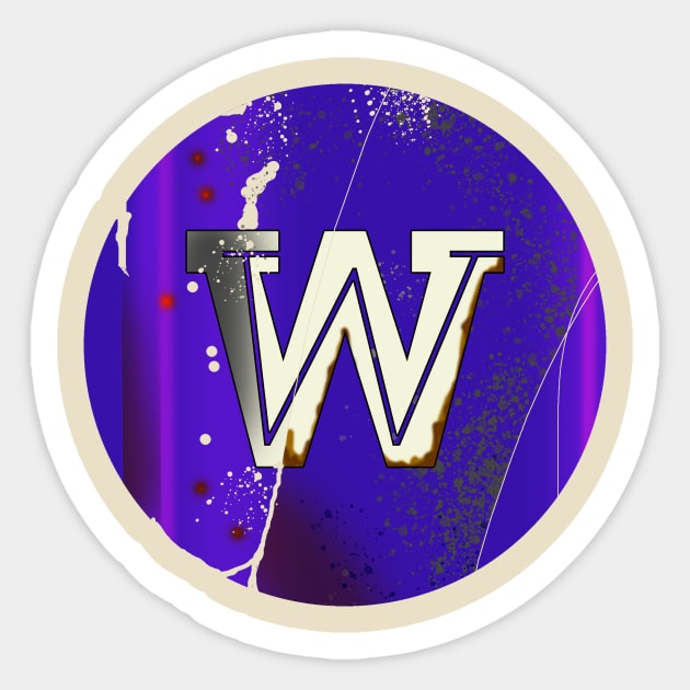 Super W (Rough) Sticker by Vandalay Industries